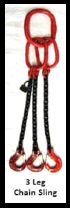 three leg chain slings